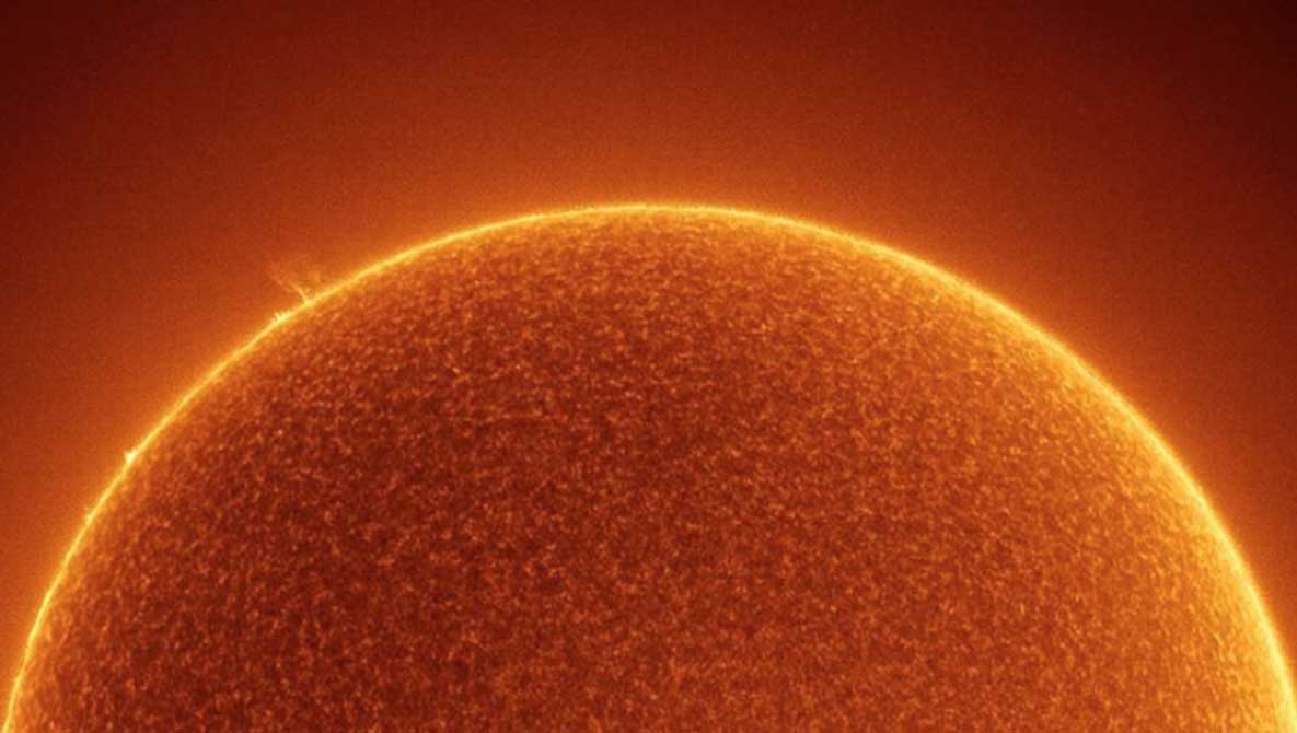 Partie du Soleil NASA