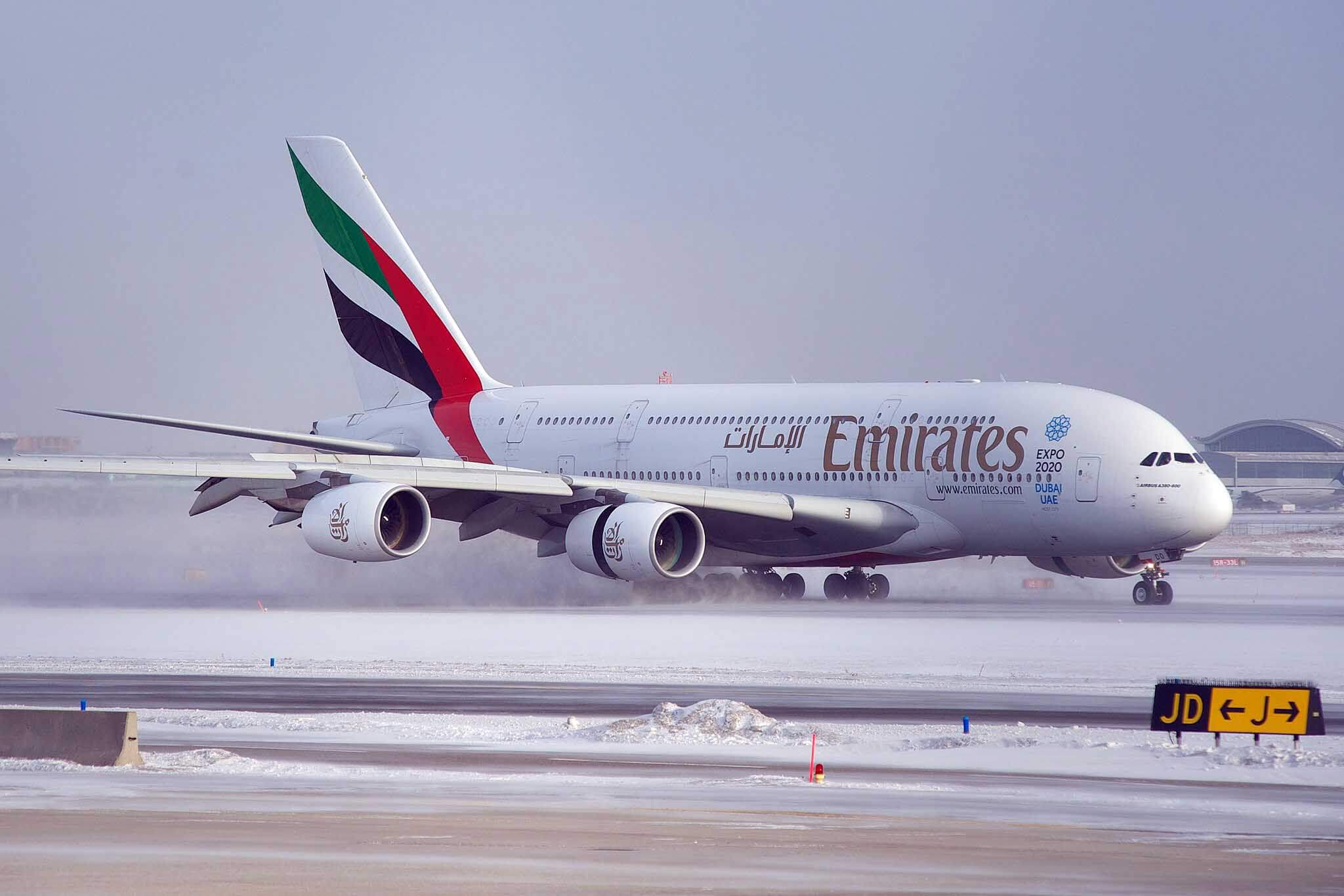 Airbus A380-800 Emirates Wikimedia Commons