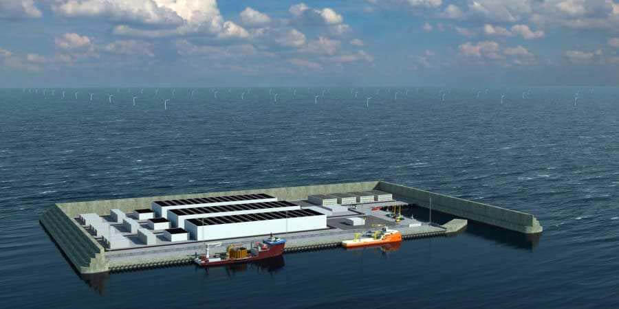 La future île artificielle danoise