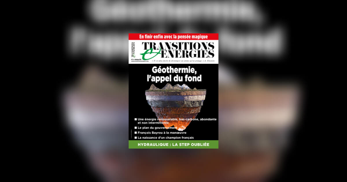 Géothermie, l’appel du fond Géothermie, l’appel du fond